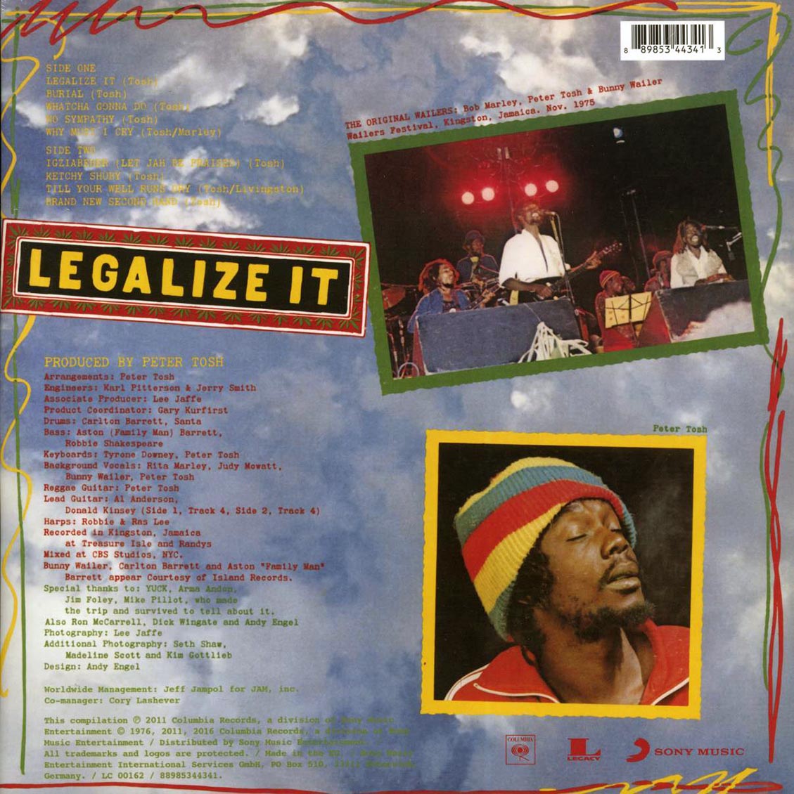 Peter Tosh - Legalize It (+bonus tracks) (2xLP) (180g) (remastered) - Vinyl LP, LP