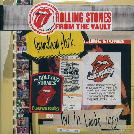 The Rolling Stones - From The Vault: Live In Leeds 1982 (25 tracks) (3xLP) (incl. DVD) - Vinyl LP, LP