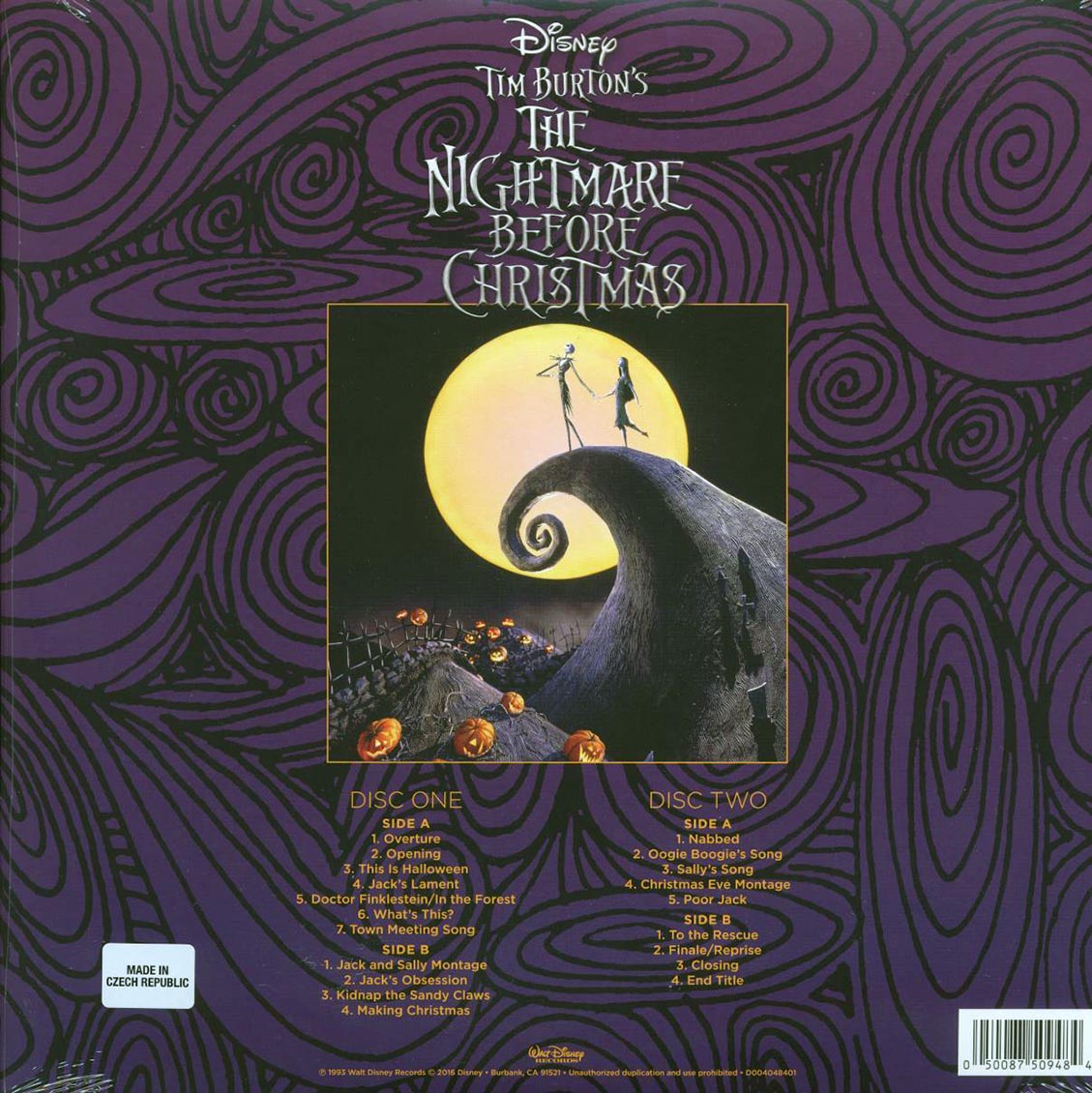 Danny Elfman - Tim Burton's The Nightmare Before Christmas (Original Motion Picture Soundtrack) (ltd. ed.) (ltd. ed.) (2xLP) (colored vinyl) - Vinyl LP, LP