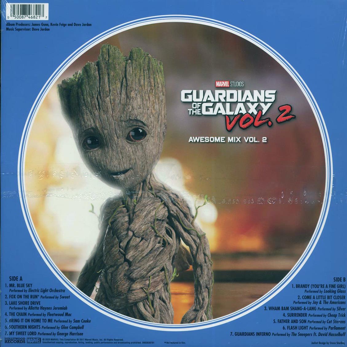 Fleetwood Mac, Cheap Trick, Electric Light Orchestra, Sweet, Jay & The Americans, Etc. - Guardians Of The Galaxy Volume 2: Awesome Mix (die-cut jacket) (picture disc) - Vinyl LP, LP