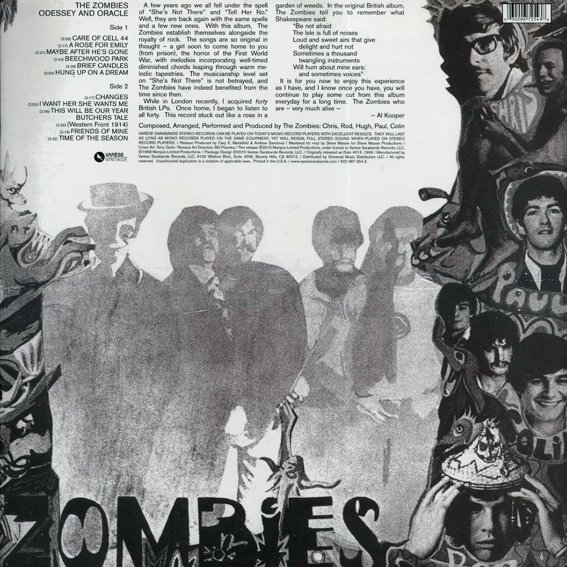 The Zombies - Odessey & Oracle - Vinyl LP, LP