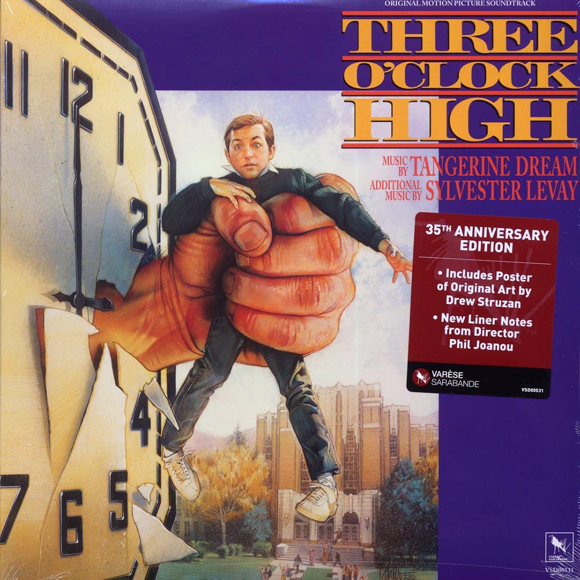 Tangerine Dream, Sylvester Levay - Three O'Clock High: Original Motion Picture Soundtrack (35th Anniv. Ed.) (remastered) - Vinyl LP