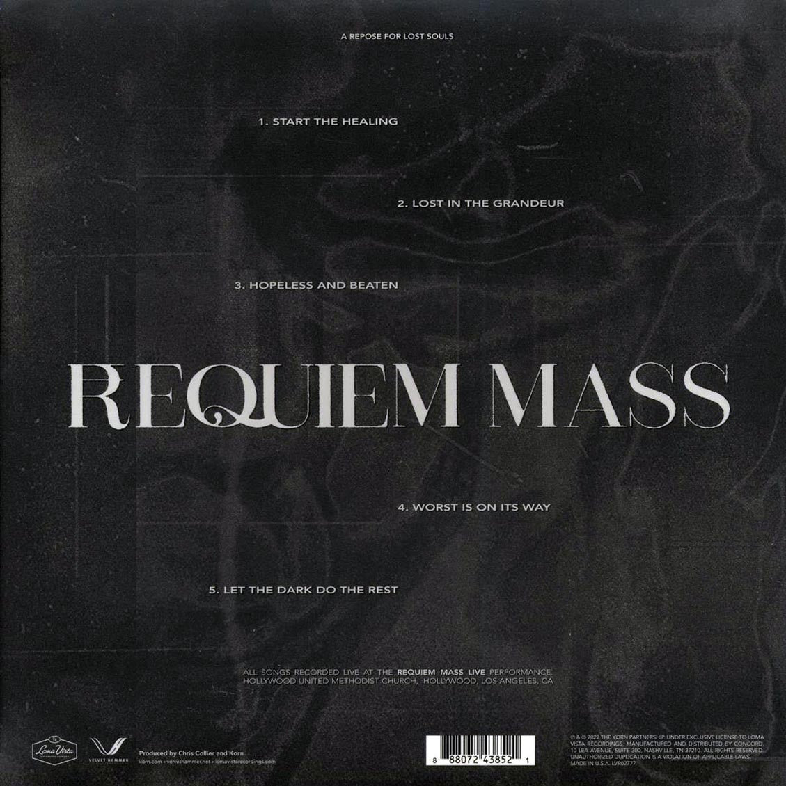 Korn - Requiem Mass (ltd. ed.) (blue vinyl) - Vinyl LP, LP