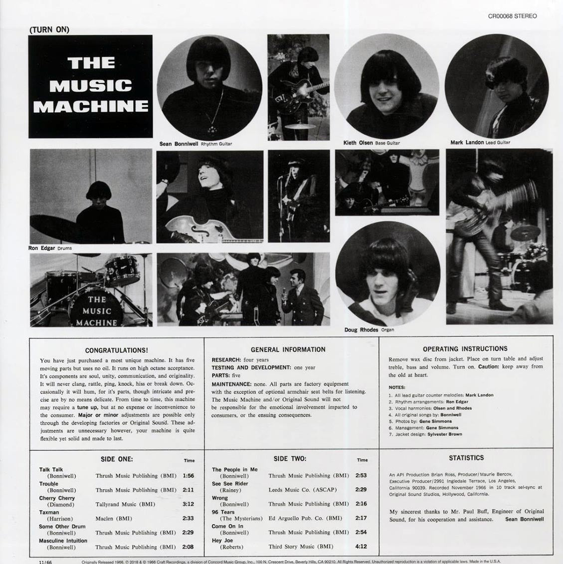 The Music Machine - Turn On The Music Machine (stereo) (180g) - Vinyl LP, LP