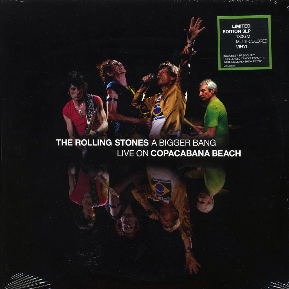 The Rolling Stones - A Bigger Bang: Live On Copacabana Beach (ltd. ed.) (3xLP) (colored vinyl) - Vinyl LP