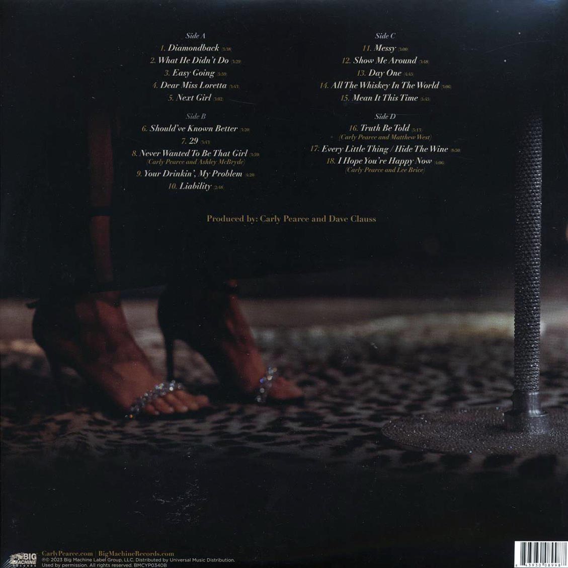 Carly Pearce - 29: Written In Stone, Live From Music City (2xLP) (gold vinyl) - Vinyl LP, LP