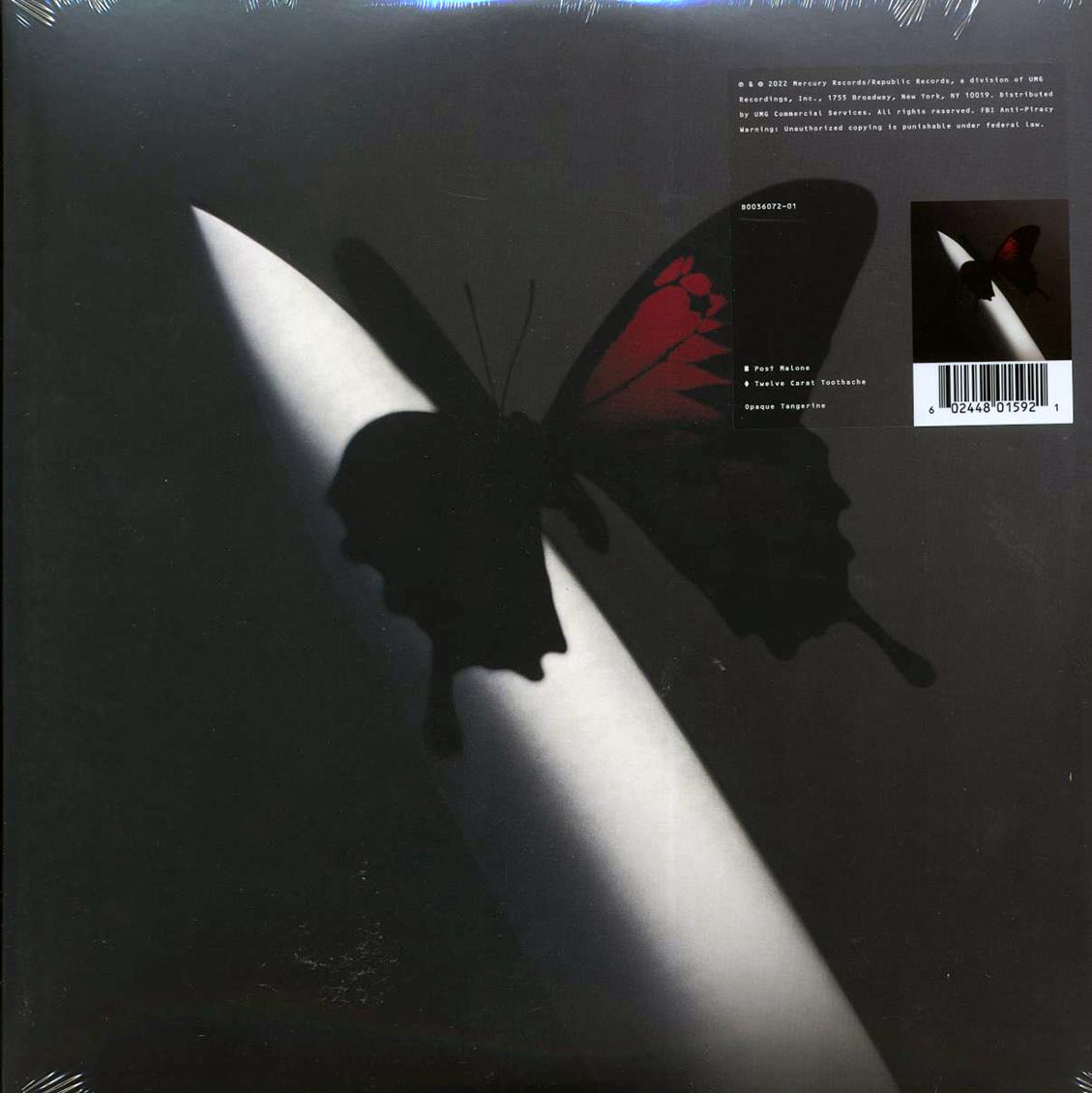 Post Malone - Twelve Carat Toothache (ltd. ed.) (2xLP) (tangerine vinyl) - Vinyl LP