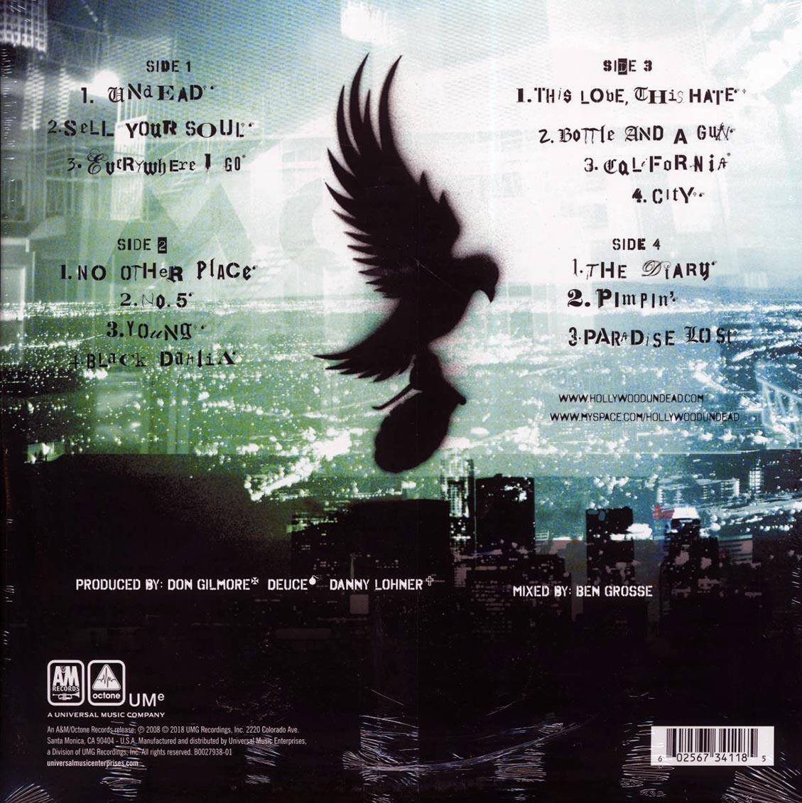 Hollywood Undead - Swan Songs (10th Anniv. Ed.) (2xLP) - Vinyl LP, LP