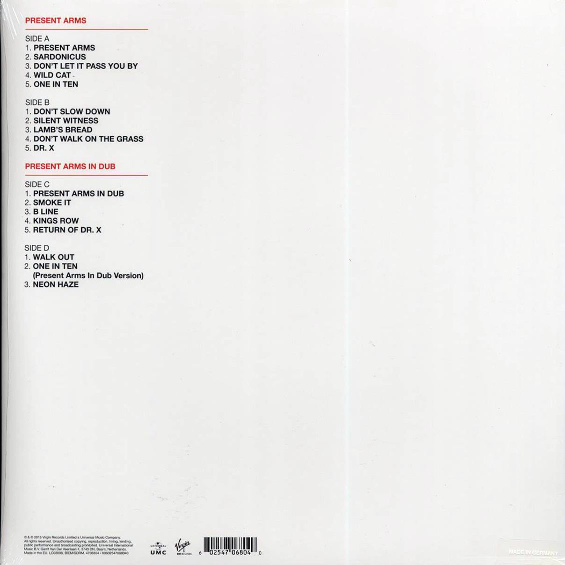 UB40 - Present Arms: Deluxe Edition (2015 PRESS) (2xLP) (180g) - Vinyl LP, LP