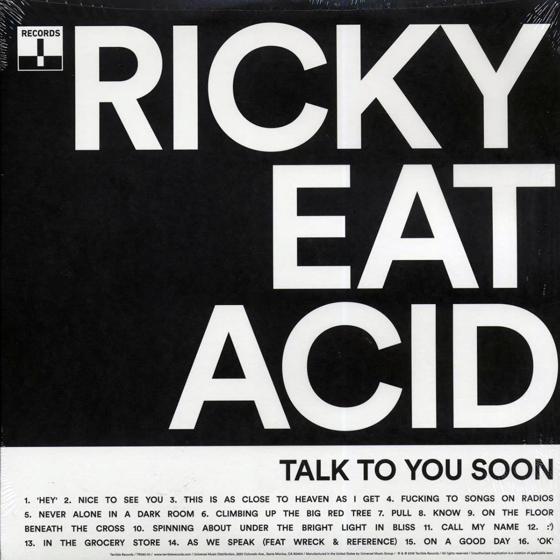 Ricky Eat Acid - Talk To You Soon - Vinyl LP, LP
