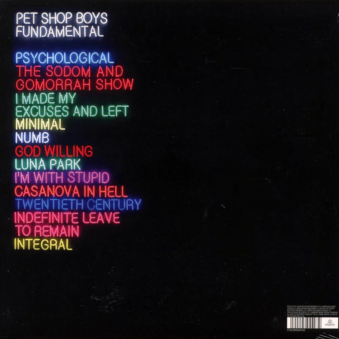 Pet Shop Boys - Fundamental (180g) (remastered) - Vinyl LP, LP