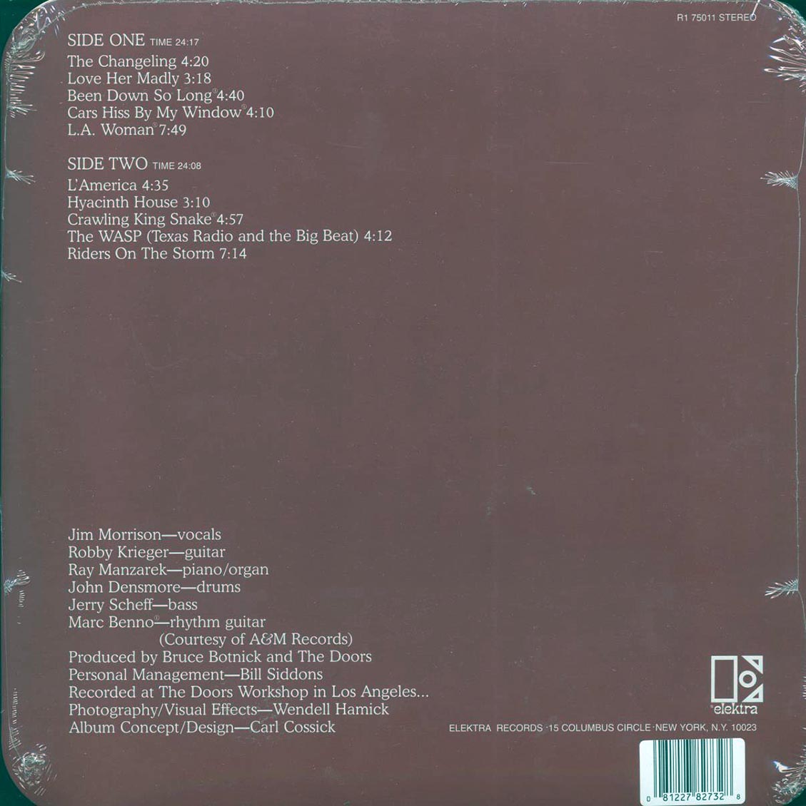 The Doors - LA Woman (Die-Cut Window Jacket) (die-cut jacket) (ltd. ed.) (yellow vinyl) (radius corners) - Vinyl LP, LP
