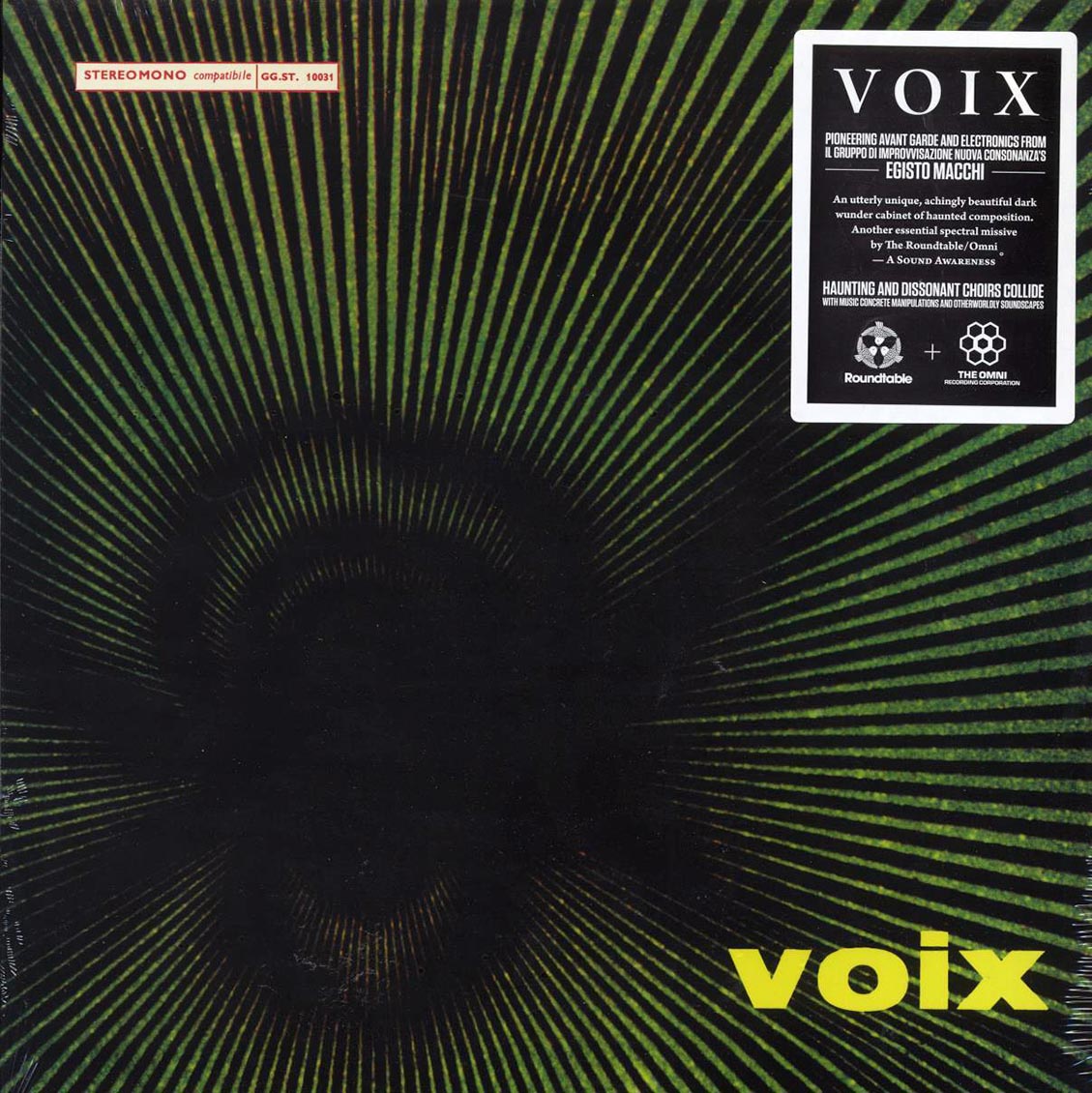 Egisto Macchi - Voix (ltd. 500 copies made) (remastered) - Vinyl LP
