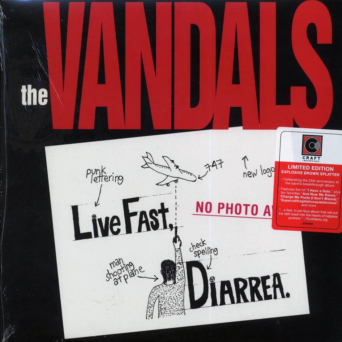 The Vandals - Live Fast Diarrhea (25th Anniv. Ed.) (ltd. ed.) (brown vinyl) - Vinyl LP