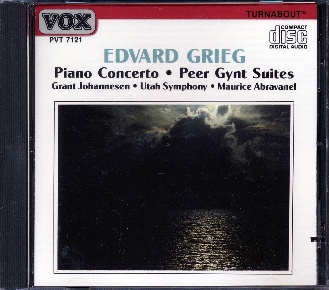 Edvard Grieg, Grant Johannesen, Utah Symphony Orchestra, Maurice Abravanel - Piano Concerto / Peer Gynt Suites (marked/ltd stock) - CD