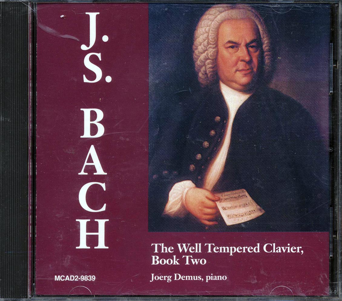 Johann Sebastian Bach, Joerg Demus - The Well Tempered Clavier, Book Two (marked/ltd stock) - CD
