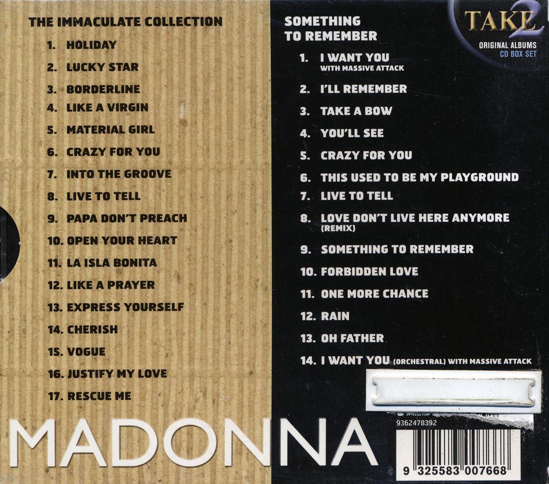 Madonna - The Immaculate Collection + Something To Remember (31 tracks) (2xCD) - CD, CD