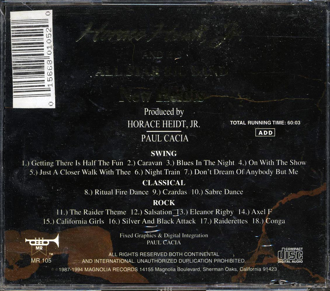 Horace Heidi Jr. & His All Star Big Band - New Heidts - CD, CD
