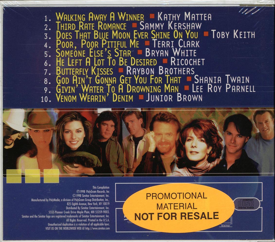 Toby Keith, Shania Twain, Kathy Matter, Sammy Kershaw, Etc. - This Is Country '99 - CD, CD