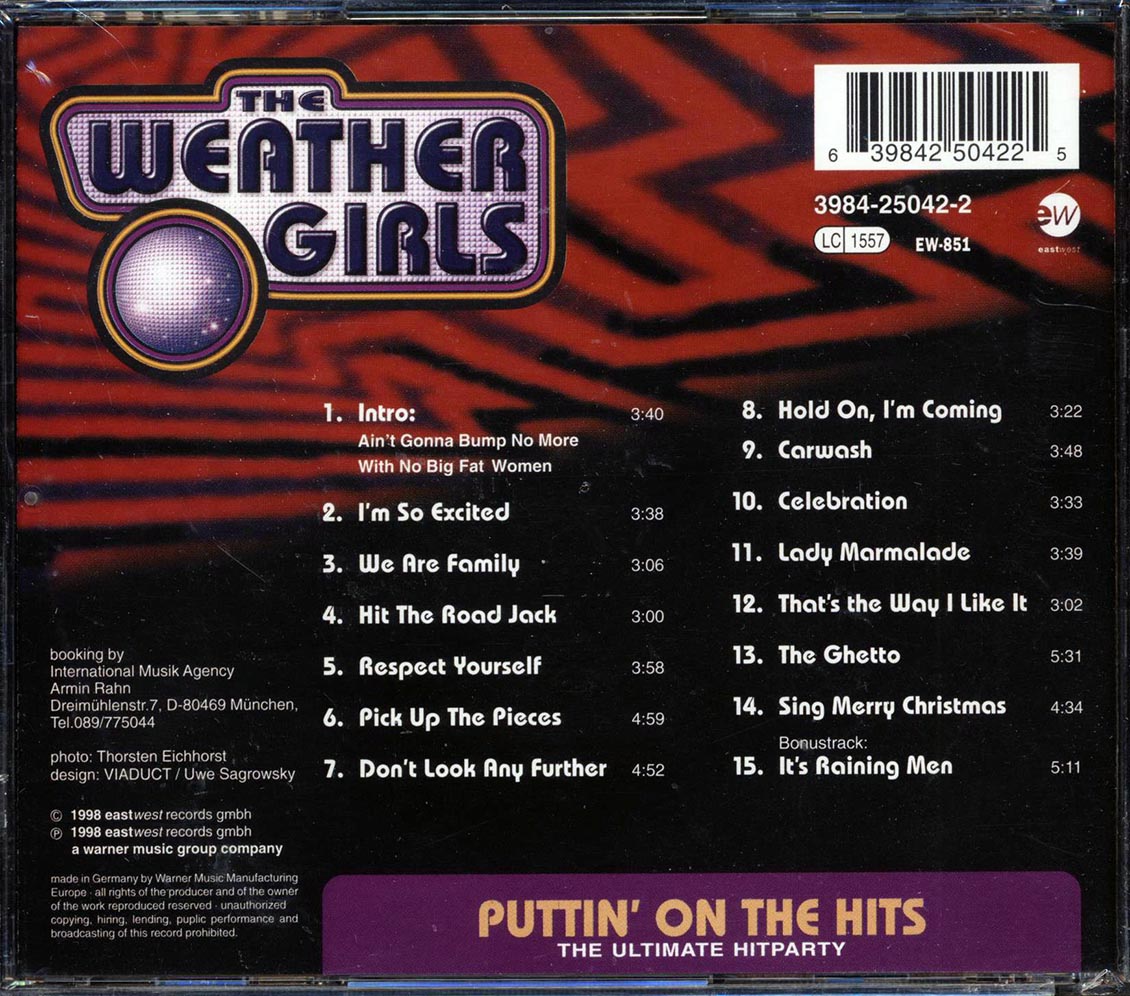 The Weather Girls - Puttin' On The Hits: The Ultimate Hitparty (+bonus track) - CD, CD