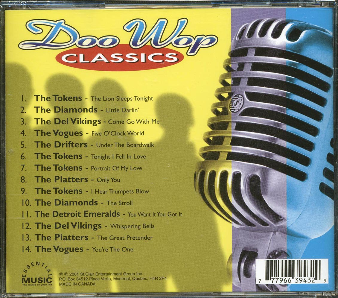 The Tokens, The Drifters, The Platters, Etc. - Doo Wop Classics - CD, CD