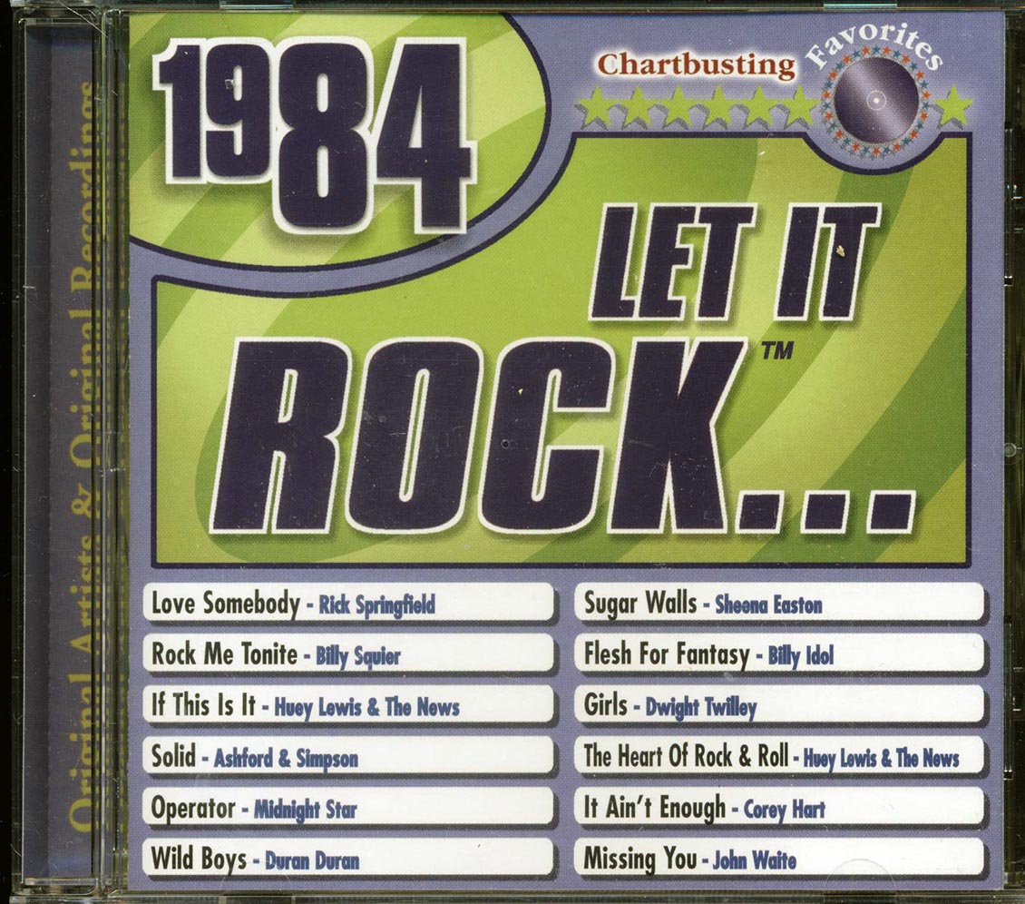 Rick Springfield, Billy Squire, Midnight Star, Duran Duran, Huey Lewis & The News, Etc. - Let It Rock 1984 - CD