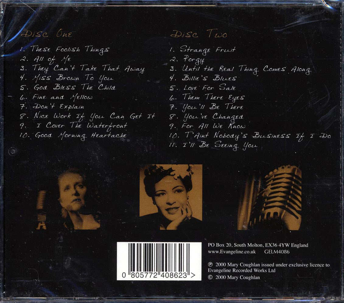 Mary Coughlan - Mary Coughlan Sings Billie Holiday (21 tracks) (2xCD) - CD, CD