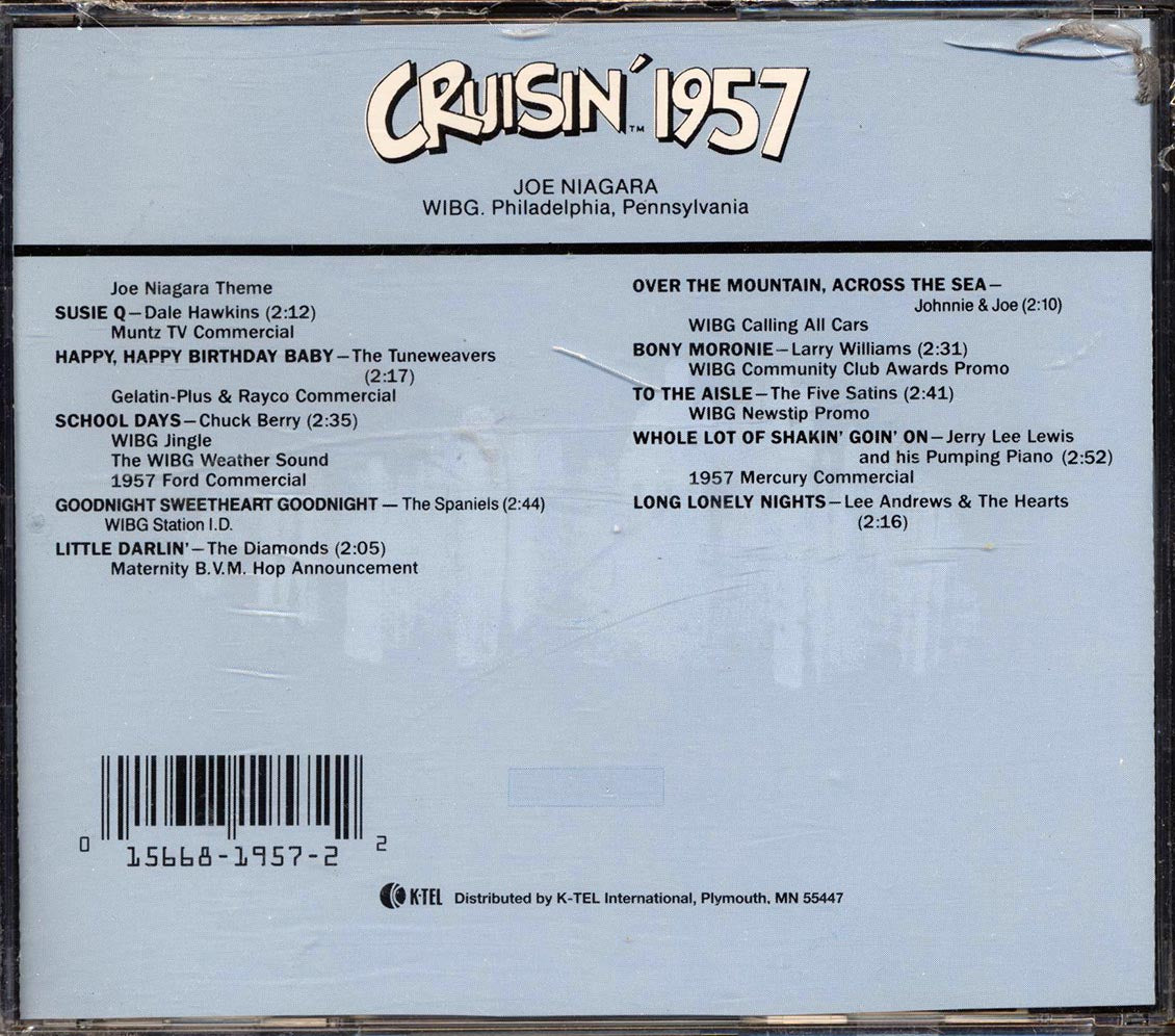 The Spaniels, The Diamonds, Chuck Berry, Dale Hawkins, Etc - Cruisin' 1957 - CD, CD