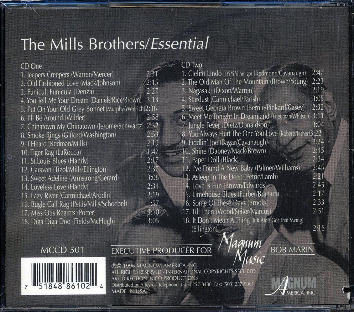 The Mills Brothers - The Essential (36 tracks) (2xCD) - CD, CD