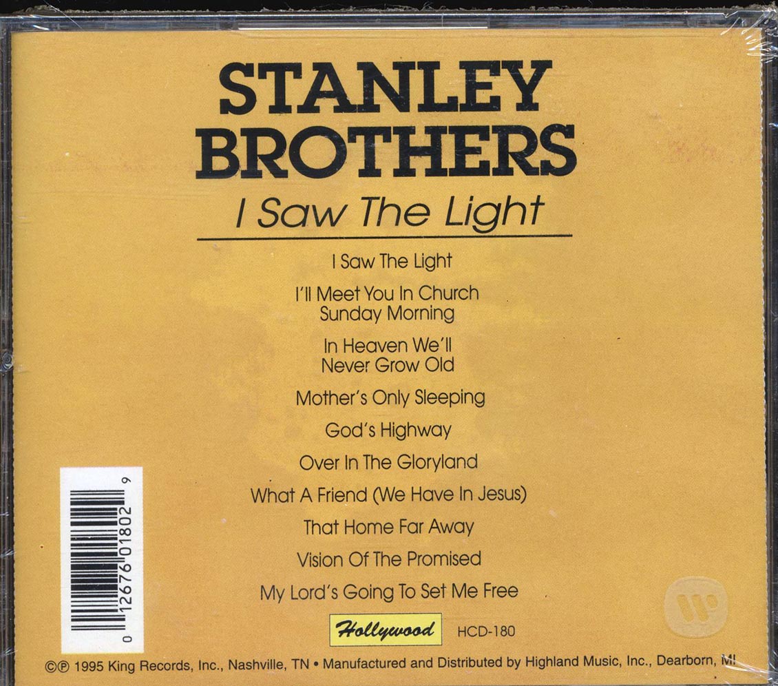 Stanley Brothers - I Saw The Light - CD, CD