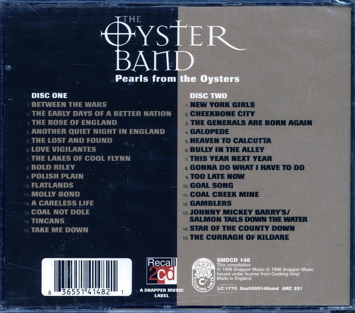 The Oyster Band - Pearls From The Oysters (30 tracks) (2xCD) - CD, CD