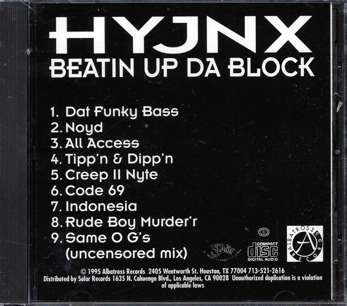 Hyjnx - Beatin Up Da Block - CD
