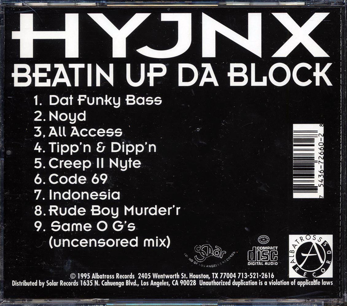 Hyjnx - Beatin Up Da Block - CD, CD