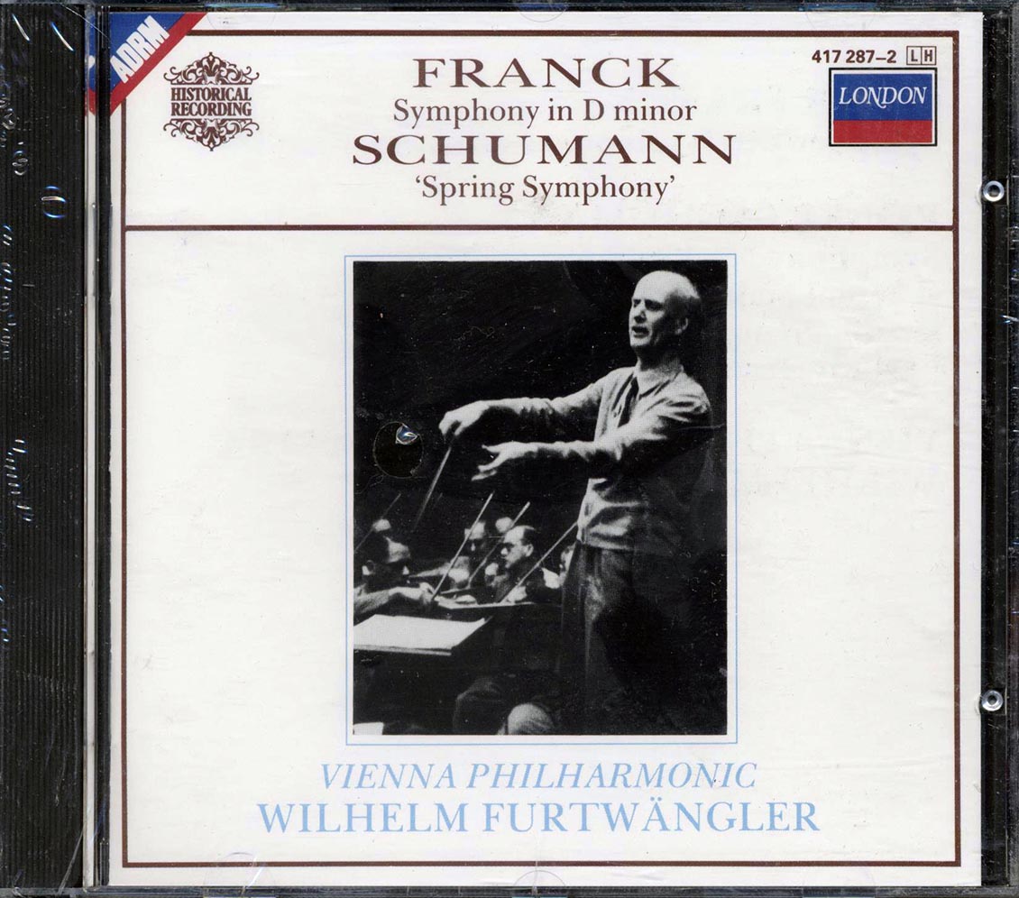 Franck, Schumann, Vienna Philharmonic, Wilhelm Furtwangler - Symphony In D Minor, Spring Symphony - CD