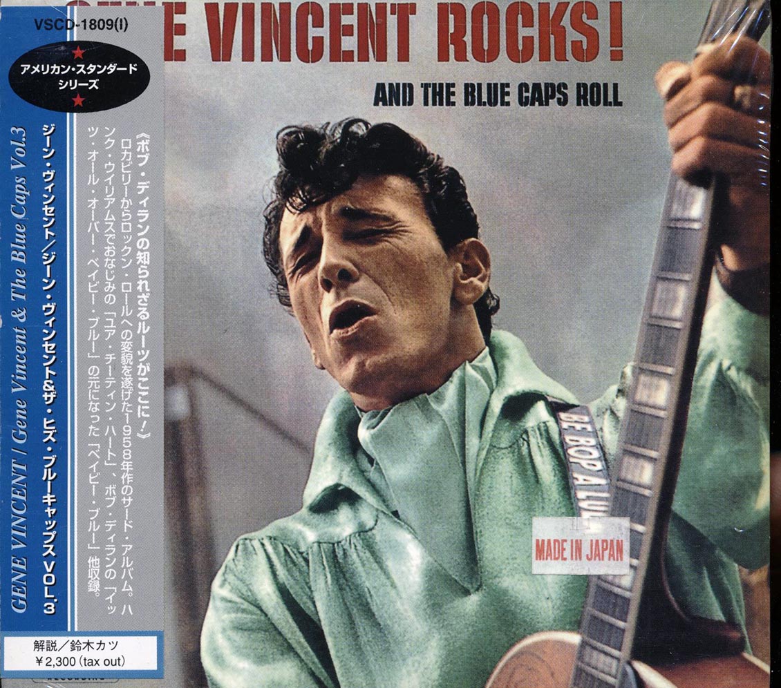 Gene Vincent - Gene Vincent Rocks! And The Blue Caps Roll (Japan) (+10 bonus tracks) - CD