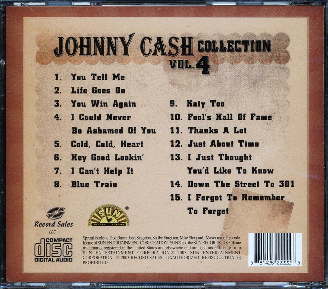 Johnny Cash - Johnny Cash Collection Volume 2 - CD, CD