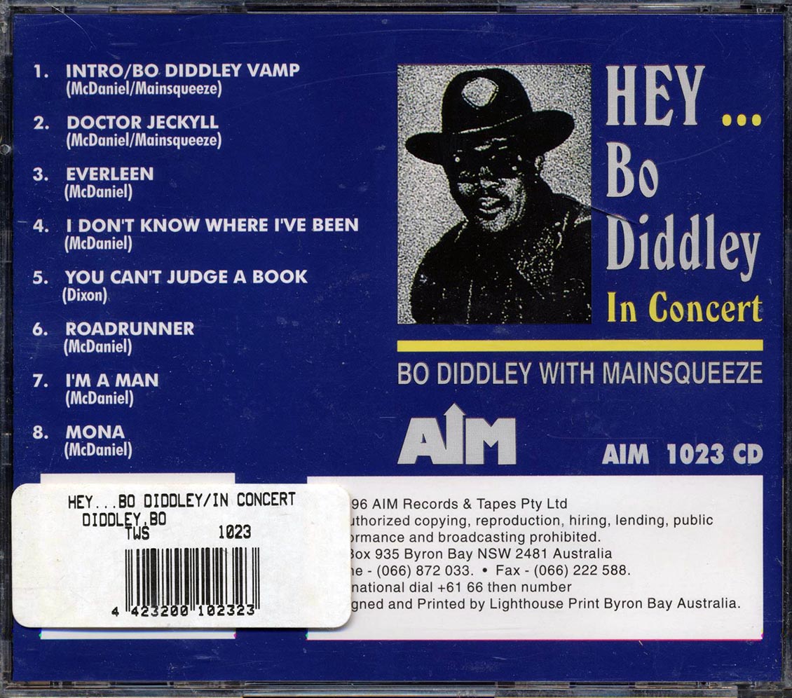 Bo Diddley - Hey: Bo Diddley In Concert - CD, CD