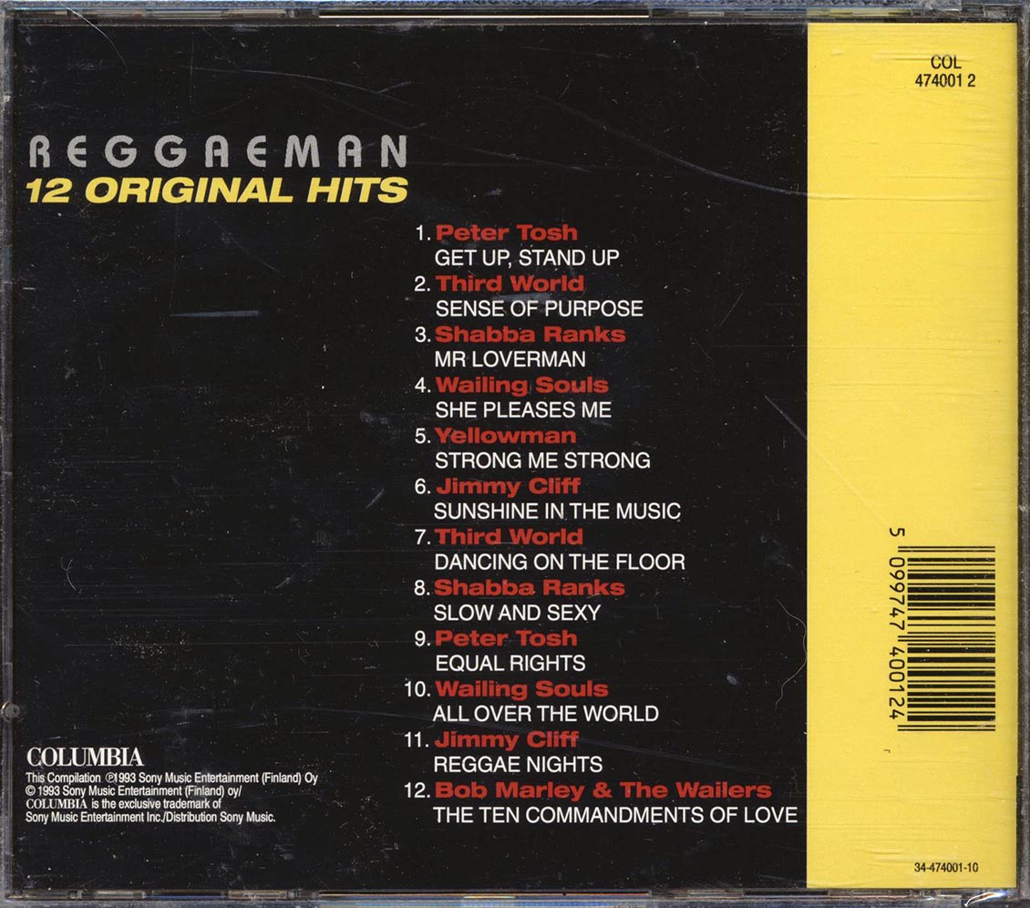 Peter Tosh, Third World, Wailing Souls, Bob Marley, Yellowman - Reggaeman: 12 Original Hits - CD, CD