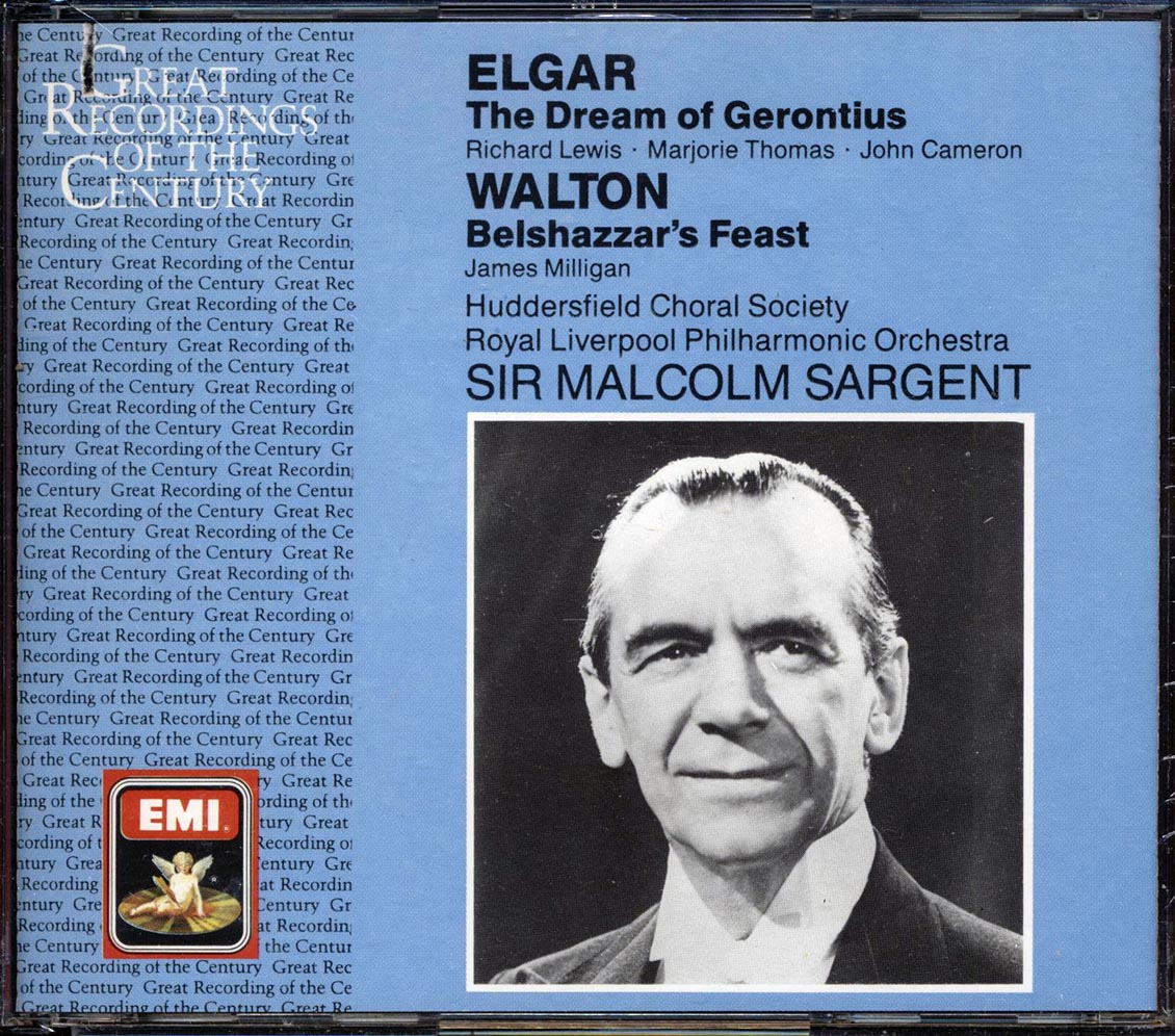 Elgar, Richard Lewis, Marjorie Thomas, John Cameron, Walton, Royal Liverpool Philharmonic Orchestra, Etc. - Belshazzar's Feast, The Dream Of Gerontius (30 tracks) (2xCD) - CD