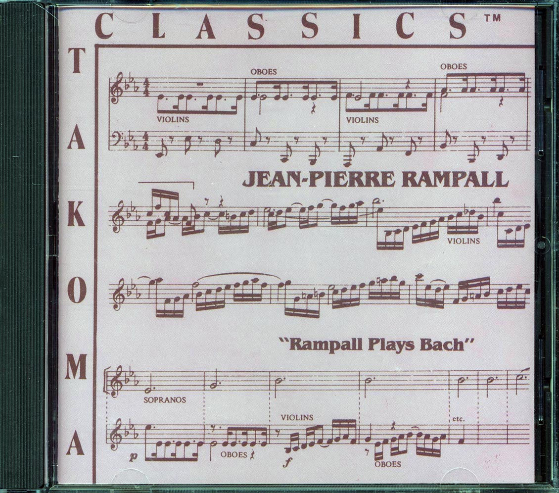 Jean-Pierre Rampall - Rampall Plays Bach - CD