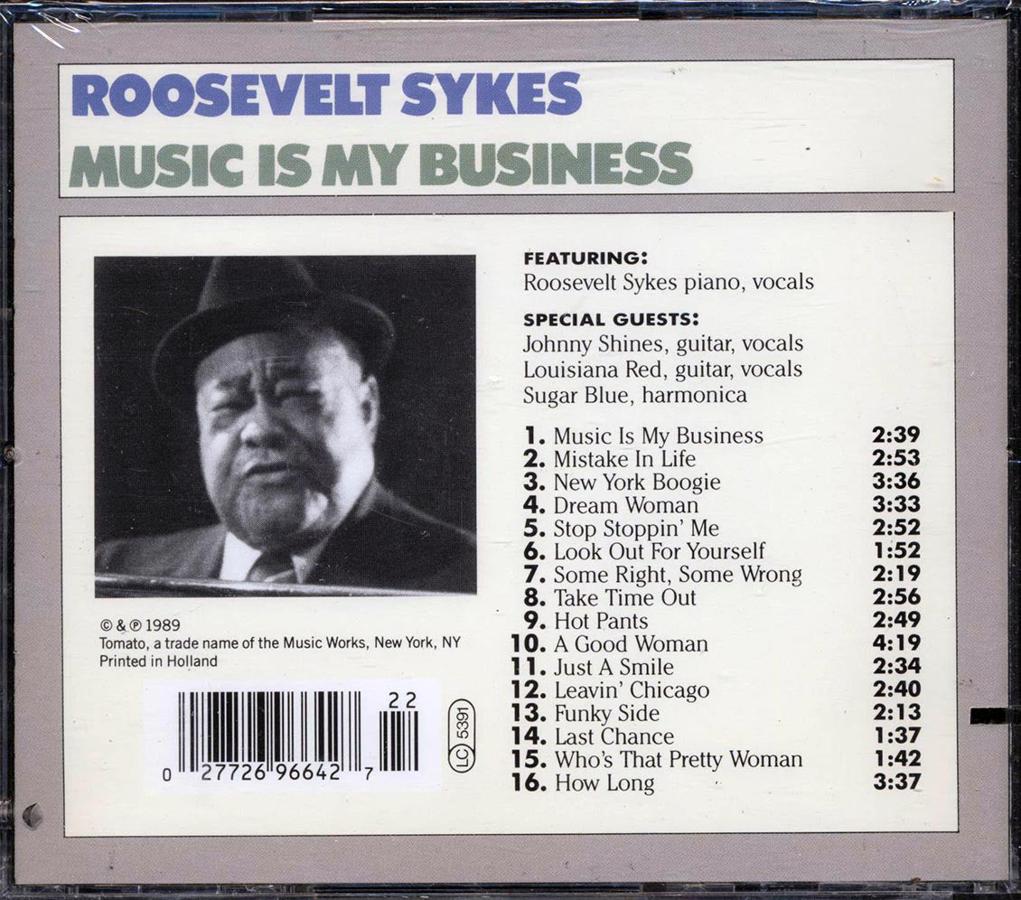 Roosevelt Sykes - Music Is My Business - CD, CD