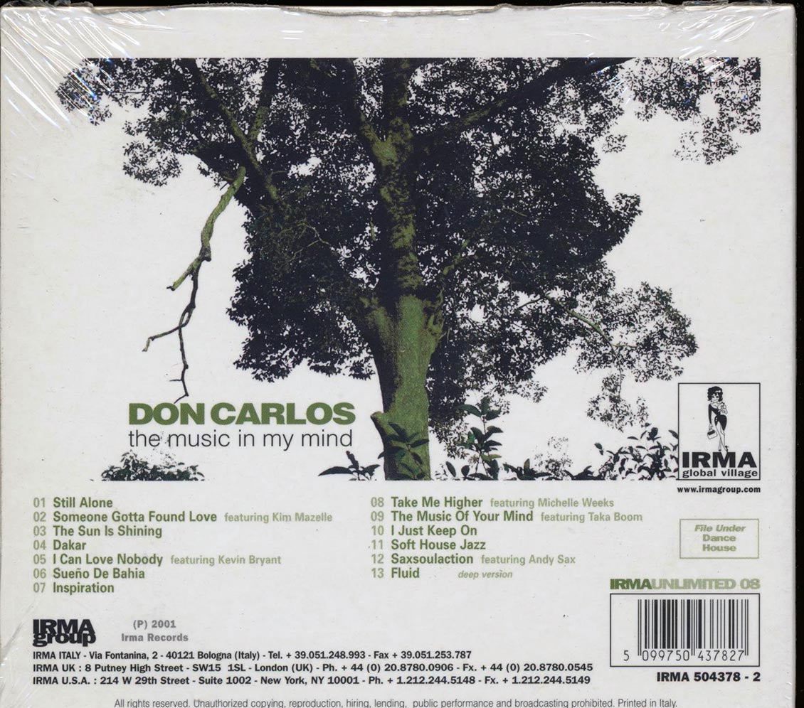 Don Carlos - The Music In My Mind - CD, CD