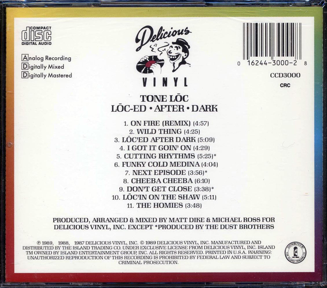 Tone Loc - Loc'ed After Dark - CD, CD
