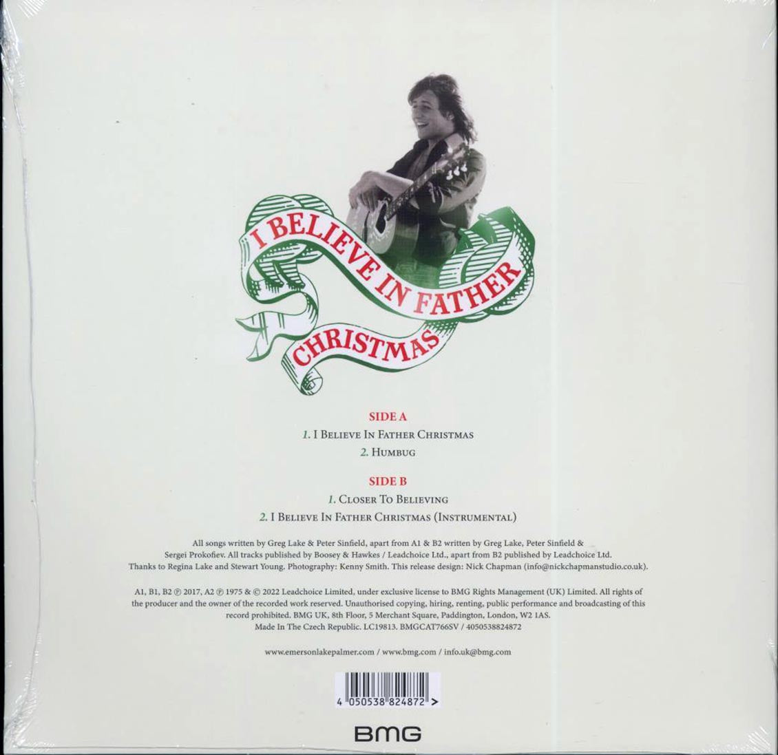 Greg Lake - I Believe In Father Christmas (ltd. ed.) (10") (red vinyl) - Vinyl LP, LP