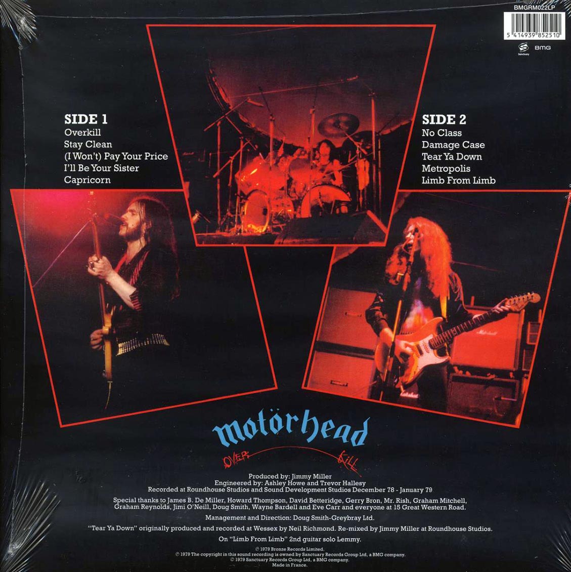 Motorhead - Overkill (180g) - Vinyl LP, LP