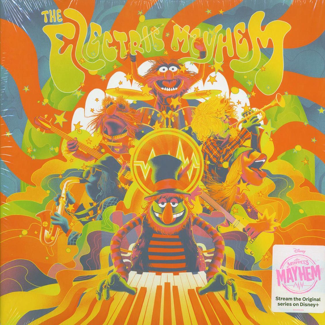 The Electric Mayhem - The Electric Mayhem: The Muppets Mayhem Soundtrack (purple/blue swirl vinyl) - Vinyl LP