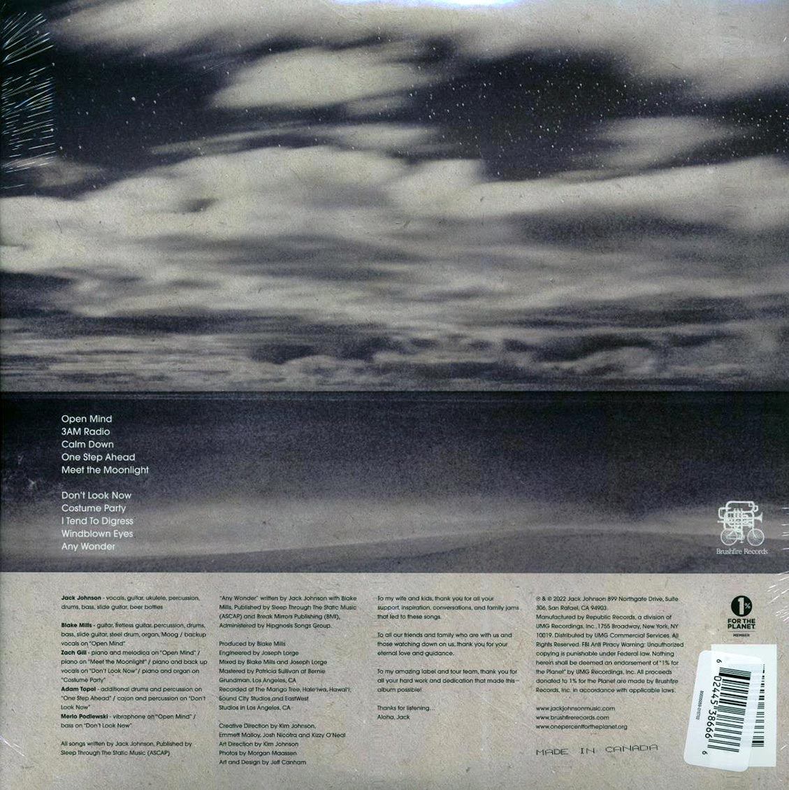 Jack Johnson - Meet The Moonlight (ltd. ed.) (180g) (blue vinyl) - Vinyl LP, LP