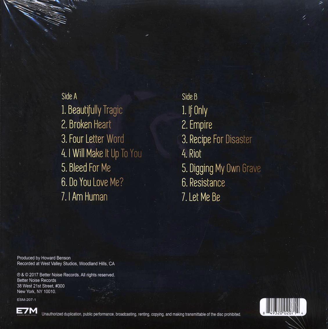 Escape The Fate - I Am Human (180g) - Vinyl LP, LP