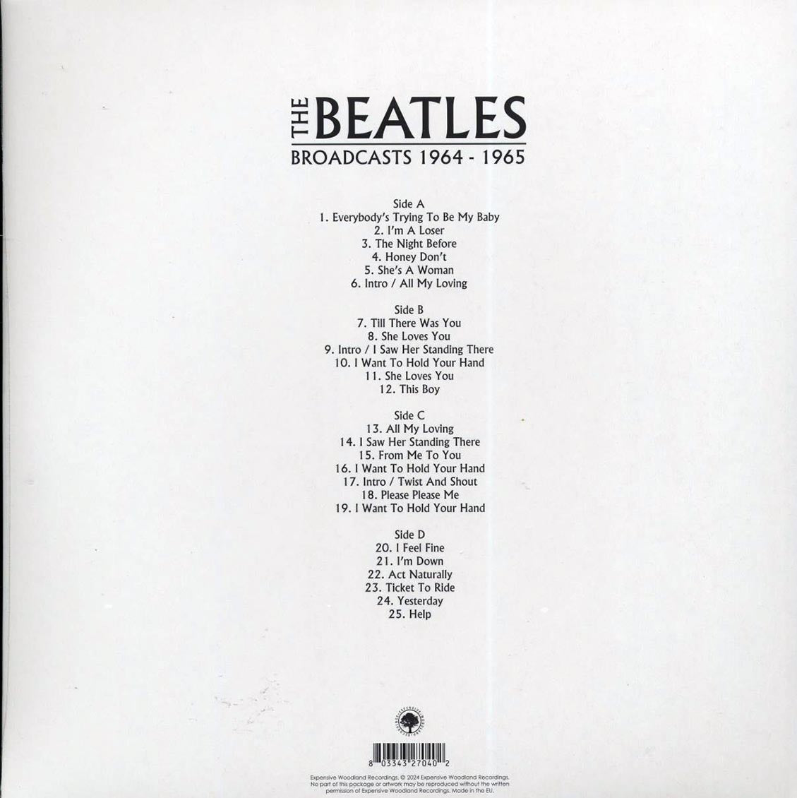The Beatles - Broadcasts 1964-1965 (2xLP) - Vinyl LP, LP