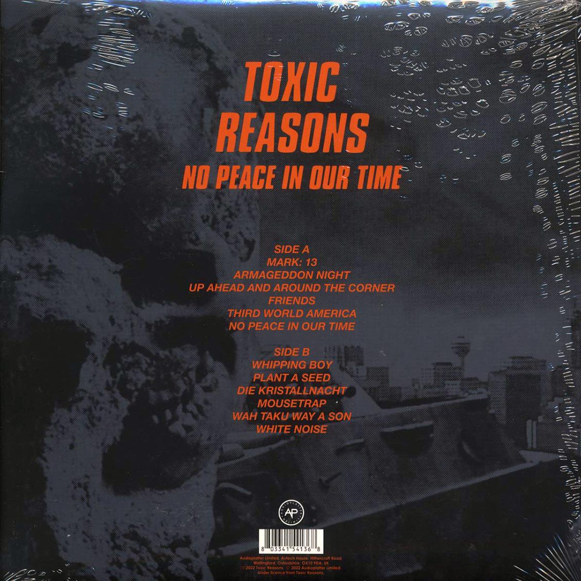 Toxic Reasons - No Peace In Our Time (ltd. ed.) (clear vinyl) - Vinyl LP, LP